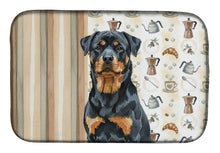 Load image into Gallery viewer, Rottweiler Coffee Bar Dish Drying Mat