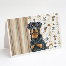 Load image into Gallery viewer, Rottweiler Coffee Bar Greeting Cards Pack of 8