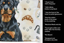 Load image into Gallery viewer, Rottweiler Coffee Bar Kitchen Towel