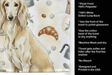 Load image into Gallery viewer, Cream Saluki Coffee Bar Kitchen Towel