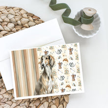 Load image into Gallery viewer, Grizzle Saluki Coffee Bar Greeting Cards Pack of 8