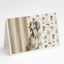 Load image into Gallery viewer, Grizzle Saluki Coffee Bar Greeting Cards Pack of 8