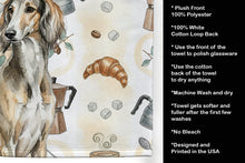 Load image into Gallery viewer, Grizzle Saluki Coffee Bar Kitchen Towel