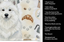 Load image into Gallery viewer, White Samoyed Coffee Bar Kitchen Towel