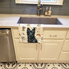 Load image into Gallery viewer, Schipperke Coffee Bar Kitchen Towel