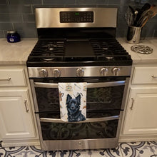 Load image into Gallery viewer, Schipperke Coffee Bar Kitchen Towel