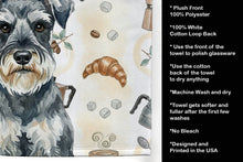 Load image into Gallery viewer, Schnauzer Coffee Bar Kitchen Towel