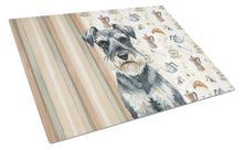 Load image into Gallery viewer, Schnauzer Coffee Bar Glass Cutting Board