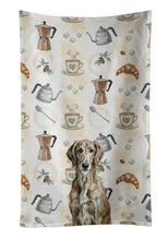 Load image into Gallery viewer, Brindle Scottish Deerhound Coffee Bar Kitchen Towel