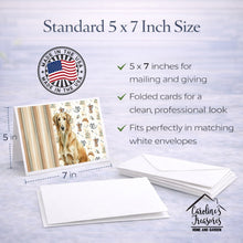 Load image into Gallery viewer, Wheaten Scottish Deerhound Coffee Bar Greeting Cards Pack of 8