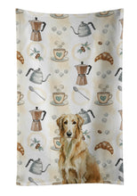 Load image into Gallery viewer, Wheaten Scottish Deerhound Coffee Bar Kitchen Towel