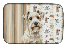 Load image into Gallery viewer, Sealyham Terrier Coffee Bar Dish Drying Mat