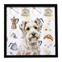 Load image into Gallery viewer, Sealyham Terrier Coffee Bar Framed Metal Print