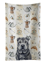 Load image into Gallery viewer, Black Shar Pei Coffee Bar Kitchen Towel
