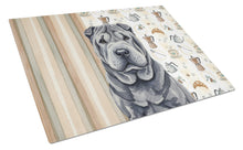 Load image into Gallery viewer, Black Shar Pei Coffee Bar Glass Cutting Board