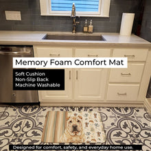 Load image into Gallery viewer, Shar Pei Coffee Bar Memory Foam Kitchen Mat