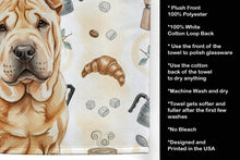 Load image into Gallery viewer, Red Shar Pei Coffee Bar Kitchen Towel