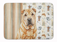 Load image into Gallery viewer, Red Shar Pei Coffee Bar Memory Foam Kitchen Mat