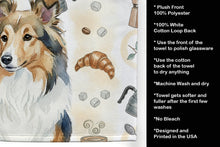 Load image into Gallery viewer, Sable Sheltie Coffee Bar Kitchen Towel
