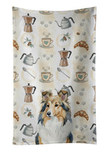 Load image into Gallery viewer, Sable Sheltie Coffee Bar Kitchen Towel