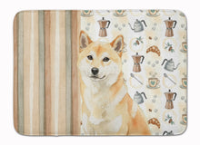Load image into Gallery viewer, Cream Shiba Inu Coffee Bar Memory Foam Kitchen Mat