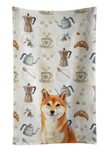 Load image into Gallery viewer, Red Shiba Inu Coffee Bar Kitchen Towel