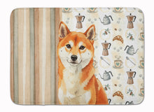 Load image into Gallery viewer, Red Shiba Inu Coffee Bar Memory Foam Kitchen Mat
