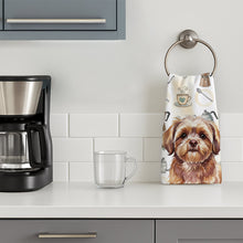 Load image into Gallery viewer, Liver Shih Tzu Coffee Bar Kitchen Towel