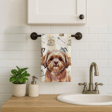 Load image into Gallery viewer, Liver Shih Tzu Coffee Bar Kitchen Towel