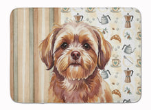 Load image into Gallery viewer, Liver Shih Tzu Coffee Bar Memory Foam Kitchen Mat