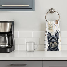 Load image into Gallery viewer, Black Skye Terrier Coffee Bar Kitchen Towel