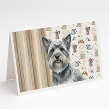 Load image into Gallery viewer, Gray Skye Terrier Coffee Bar Greeting Cards Pack of 8
