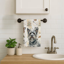Load image into Gallery viewer, Gray Skye Terrier Coffee Bar Kitchen Towel