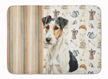 Load image into Gallery viewer, Smooth Fox Terrier Coffee Bar Memory Foam Kitchen Mat