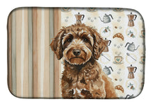 Load image into Gallery viewer, Spanish Water Dog Coffee Bar Dish Drying Mat