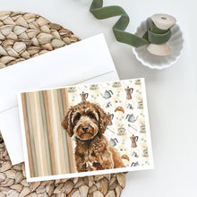 Load image into Gallery viewer, Spanish Water Dog Coffee Bar Greeting Cards Pack of 8