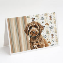 Load image into Gallery viewer, Spanish Water Dog Coffee Bar Greeting Cards Pack of 8