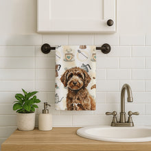 Load image into Gallery viewer, Spanish Water Dog Coffee Bar Kitchen Towel