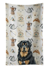 Load image into Gallery viewer, Black and Tan Tibetan Mastiff Coffee Bar Kitchen Towel