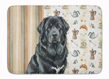 Load image into Gallery viewer, Black Tibetan Mastiff Coffee Bar Memory Foam Kitchen Mat