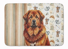Load image into Gallery viewer, Red Gold Tibetan Mastiff Coffee Bar Memory Foam Kitchen Mat