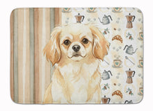 Load image into Gallery viewer, Cream Tibetan Spaniel Coffee Bar Memory Foam Kitchen Mat