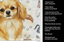 Load image into Gallery viewer, Gold Tibetan Spaniel Coffee Bar Kitchen Towel