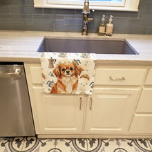 Load image into Gallery viewer, Red Tibetan Spaniel Coffee Bar Kitchen Towel