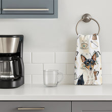 Load image into Gallery viewer, Toy Fox Terrier Coffee Bar Kitchen Towel