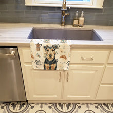 Load image into Gallery viewer, Welsh Terrier Coffee Bar Kitchen Towel