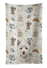 Load image into Gallery viewer, Westie Coffee Bar Kitchen Towel