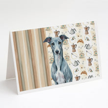 Load image into Gallery viewer, Blue Whippet Coffee Bar Greeting Cards Pack of 8