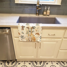 Load image into Gallery viewer, Fawn Whippet Coffee Bar Kitchen Towel