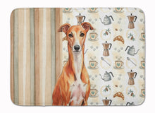 Load image into Gallery viewer, Red Whippet Coffee Bar Memory Foam Kitchen Mat
